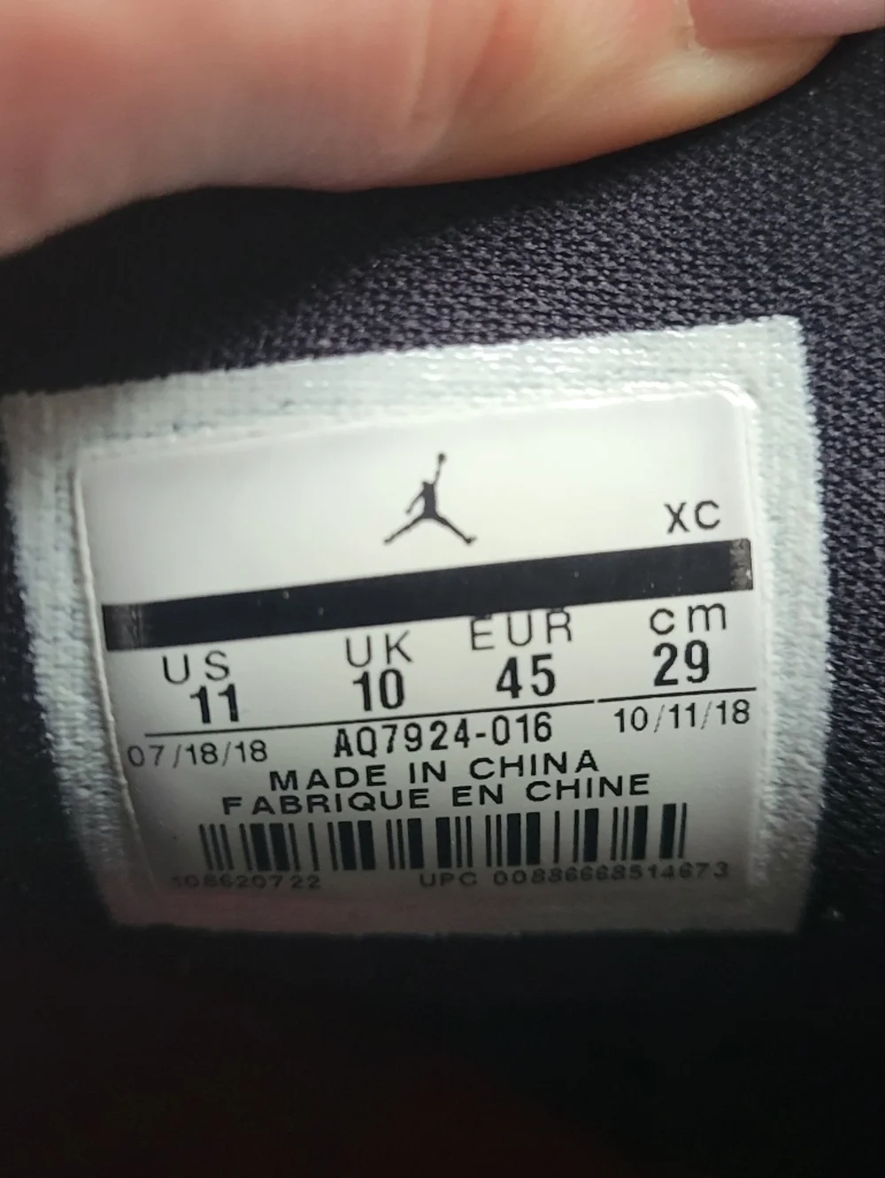 Nike Air Jordan 1 Retro High Double Strap Black Red AQ7924-016 Men's 11